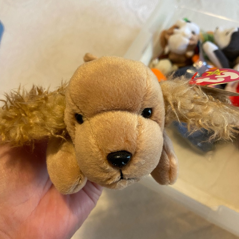 Brown Plush Dog Toy